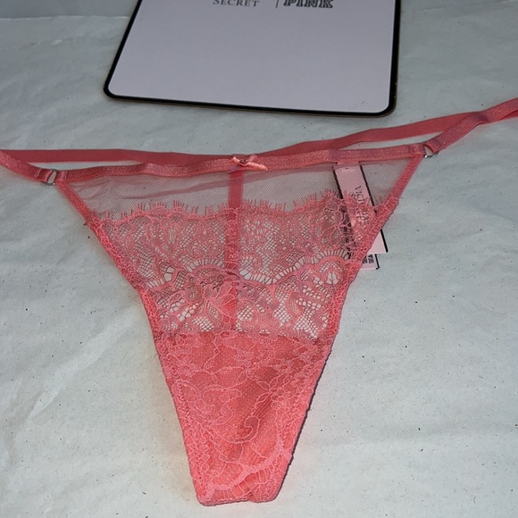 Victoria's Secret VString Mesh & Lace THONG Panty XL - Picture 2 of 10